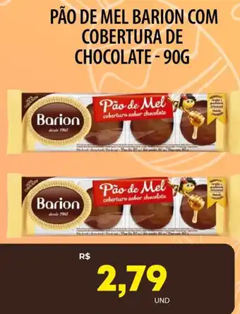 Tatico Pão de mel barion com cobertura de chocolate oferta