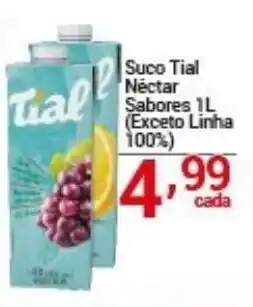 X Supermercados Suco Tial Nectar Sabores oferta