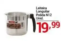 Leiteira Longuilar Polida N12 Unid.