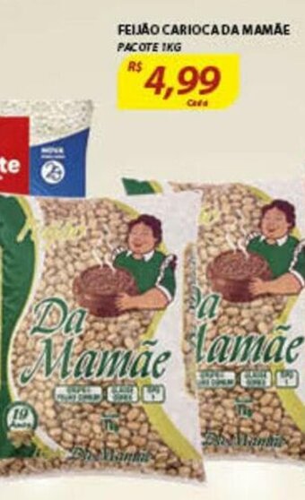 Assaí Atacadista Feijao Carioca da Mamae pacote 1kg oferta