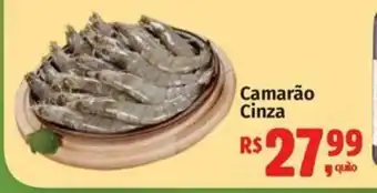Supermercados Mateus Camarão Cinza oferta