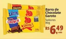 Supermercados Mateus Barra de Chocolate Garoto Sabores oferta