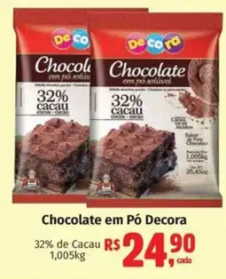Supermercados Mateus Chocolate em Pó Decora oferta