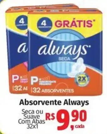 Supermercados Mateus Absorvente Always oferta