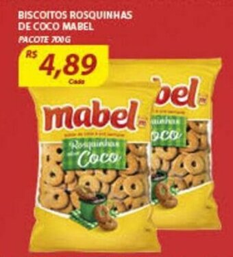 Assaí Atacadista Biscoitos Rosquinhas de Coco Mabel 700g oferta