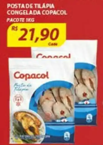 Assaí Atacadista Posta de Tilapia Congelada Copacol 1kg oferta
