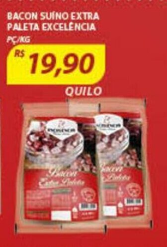Assaí Atacadista Bacon Suino Extra Paleta Excelencia pc/kg oferta