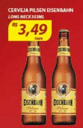 Assaí Atacadista Cerveja Pilsen Eisenbahm 355ml oferta