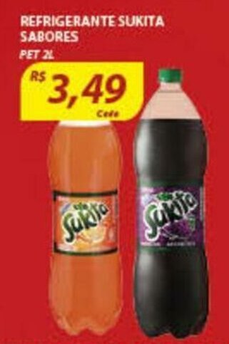 Assaí Atacadista Refrigerante Sukita Sabores 2L oferta
