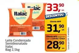 Tenda Atacado Italac - leite condensado semidesnatado oferta