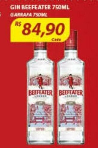 Assaí Atacadista Gin Beefeater 750ml oferta