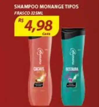 Assaí Atacadista Shampoo Monange 325ml tipos oferta