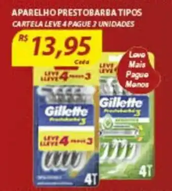 Assaí Atacadista Aparelho Prestobarba Tipos oferta