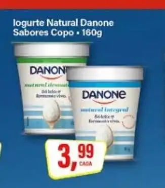 Rede Supermarket Iogurte Natural Danone Sabores Copo oferta