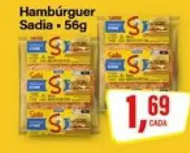 Rede Supermarket Hambúrguer Sadia oferta