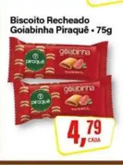 Rede Supermarket Biscoito Recheado Goiabinha Piraquê oferta