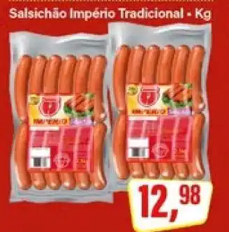 Rede Supermarket Salsichão Império Tradicional oferta