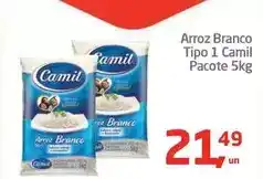 Tenda Atacado Camil - arroz branco tipo 1 oferta