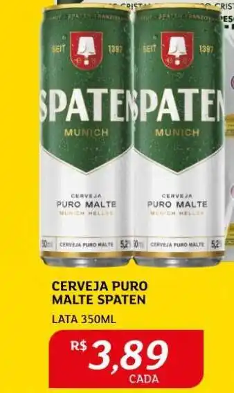 Assaí Atacadista Cerveja Puro Malte Spaten oferta