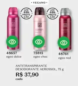 O Boticário O boticario - antitranspirante desodorante aerossol oferta