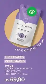 O Boticário O boticario - loção desodorante hidratante corporal oferta
