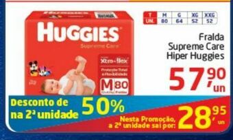 Tenda Atacado Fralda supreme care hiper huggies oferta