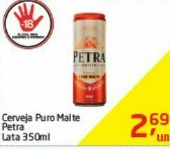 Cerveja puro malte petra 350ml