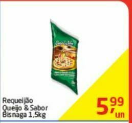 Tenda Atacado Requeijão queijo & sabor bisnaga 1.5kg oferta