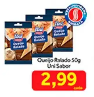 Shibata Supermercados Queijo Ralado 50g Uni Ssabor oferta