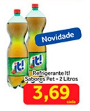 Shibata Supermercados Refrigerante IT! Sabores 2L oferta