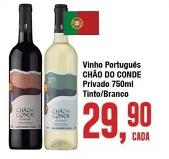 Rede Economia Vinho Portugues Chao do Conde 750ml Privado Tinto/ Branco oferta