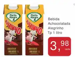 Mineirão Atacarejo Bebida Achocolatada Alegrinho Tp oferta