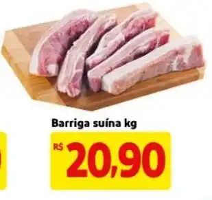 Mercado Extra Barriga Suina 1kg oferta