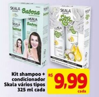 Mercado Extra Kit Shampoo + Condicionador Skala varios tipos 325ml cada oferta