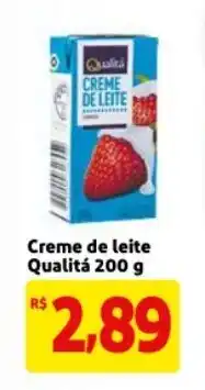 Mercado Extra Creme de leite Quata 200g oferta