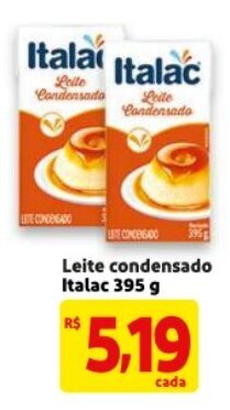 Mercado Extra Leite Condensado Italac 395g oferta
