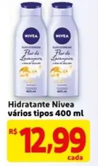 Hidratante Nivea Varios tipos 400ml