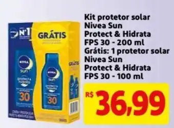 Mercado Extra Kit Protetor solar Sundow FPS 50 200ml, ganhe Protetor FPS 50 de 120ml oferta