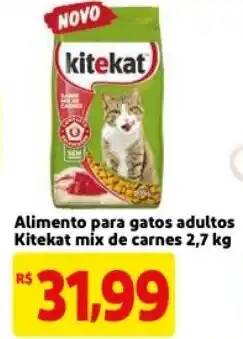 Mercado Extra Alimento para gatos adultos Kitekat mix de carnes 2.7kg oferta