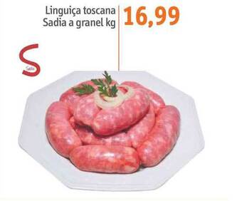 Sonda Linguiça Toscana Sadia à Granel 1kg oferta