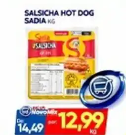 Novo Mix Salsicha hot dog sadia oferta