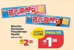 Supermercado Jacomar Biscoito Recheado Passatempo Nestlé Sabores oferta