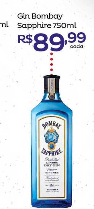 Gin Bombay Sapphire 750ml