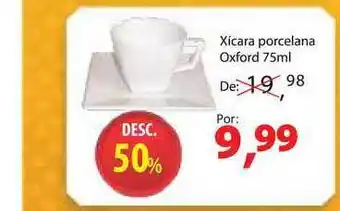 Xicara Porcelana Oxford 75ml