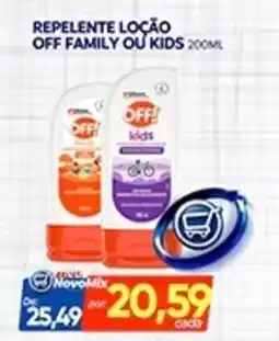 Repelente loção off family ou kids