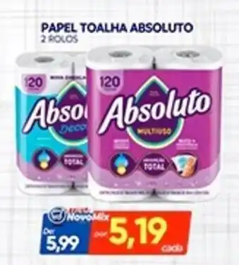 Novo Mix Papel toalha absoluto oferta
