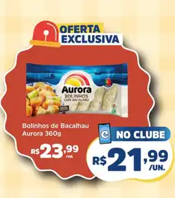Supermercados Correia Bolinhos de Bacalhau Aurora oferta