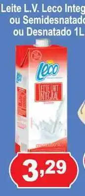 Leite L.v. Leco Integral Ou Semidesnatado Ou Desnatado 1L