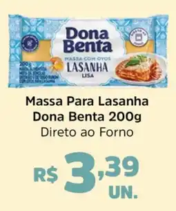 Massa Para Lasanha Dona Benta