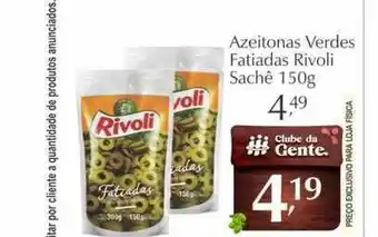 Azeitonas Verdes Fatiadas Rivoli 150g
